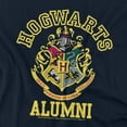 thumbnail image 2 of Harry Potter Hogwarts Alumni Women's T Shirt, Navy, Medium, 2 of 6
