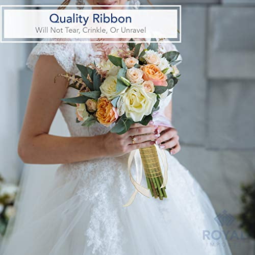Royal Imports Organza Wired Sheer Ribbon 1.5 (#9) for Floral