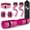 Pink, variant on 9 count Gym Accessories Set Featuring Barbell Pad with 2 Safety Straps - 2 Ankle Straps for  Machine - 2 Weight Lifting Straps -  Resistance Band - Carry Bag for  Thrust Pad