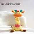 thumbnail image 4 of TOOPOOT 2025 Upgrade Musical Giraffe Toy – Enhanced function, 10 cheerful songs, twisting dance, voice imitation, hand-embroidered details (1PC), 4 of 6