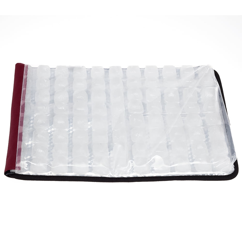 FlexiFreeze Party Mat Chiller Food Cooling Buffet Cooler for Cold Serving Red (19" x 15