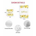 thumbnail image 7 of Yellow Lemons Kitchen Dish Towels for Drying Dishes Set of 3, Summer Fruits Leaves Pastoral Botanical Waffle Weave Microfiber Hand Tea Bathroom Towels Quick Dry & Absorbent Towel 15.7x23.6, 7 of 7