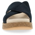 thumbnail image 4 of Sandalias Dansko Bridget Platform Slide de espuma viscoelástica negra, 4 of 6