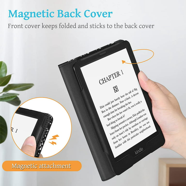 Fintie Case for Kindle Paperwhite (11th Generation 2021) ＆ Kindle  Paperwhite Signature Edition [Corner Protection] Hard Back Shell Cover with  Hand