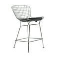 thumbnail image 4 of Tabouret en métal doré avec coussin Plata Import, 4 of 7