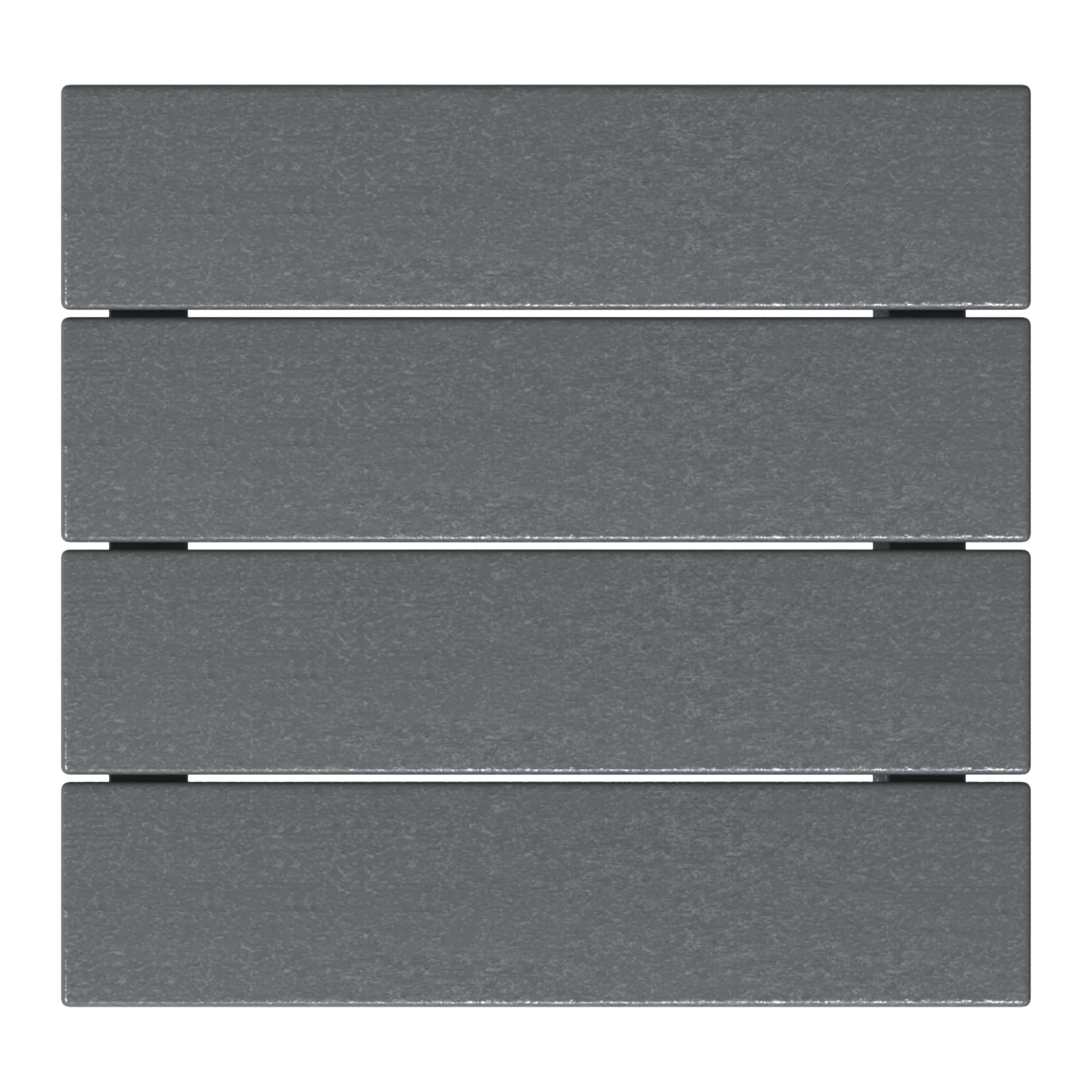 WestinTrends Malibu 2-Piece Kids Outdoor HDPE Adirondack Chair With Square Side Table Set, Gray