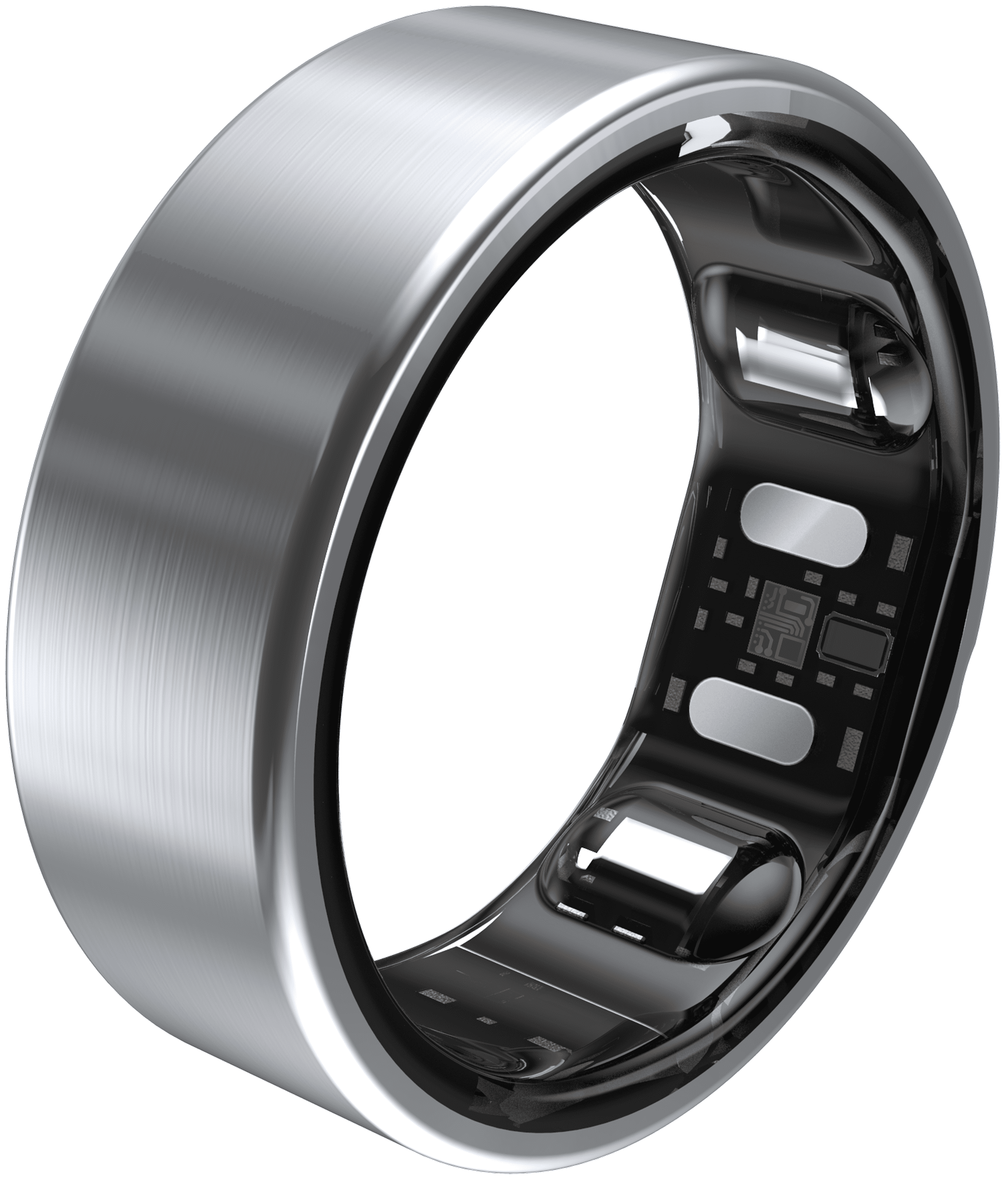 Oura Ring 4, Stealth, Size 7, Smart Wearable, Sleep, Fitness