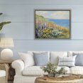 thumbnail image 2 of Stupell Industries Coastal Hyacinth Garden Brown Framed Floater Canvas Wall Art design by Petal Prints Design, 25 x 31, 2 of 9