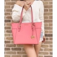 thumbnail image 4 of Michael Kors Womens Charlotte Large Top Zip Tote 35T0GCFT7L-Tea Tea Rose, 4 of 4