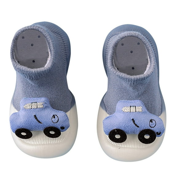 B91xZ Baby Fleece Sock Shoes Warm Cozy Baby Slippers Easy to Put on Soft Newborn Booties Non-Slip Adjustable Baby Socks Shoes,A 20