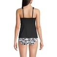 thumbnail image 2 of Lands' End Women's Adjustable Scoop Neck Flutter Tankini Top, 2 of 6