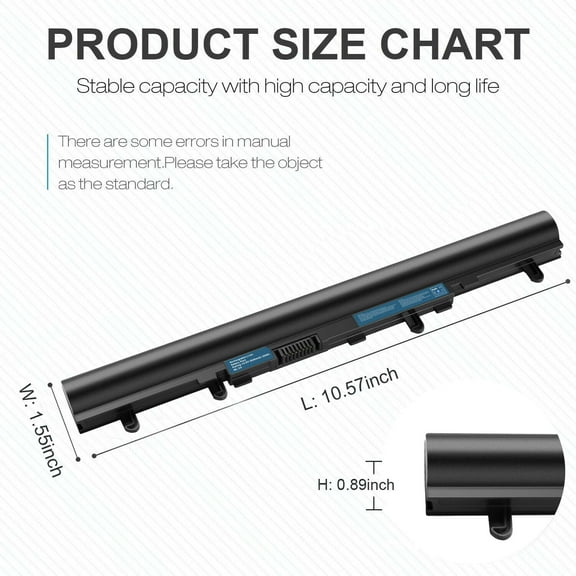 41CR17/65 Battery for Acer AL12A72 AL12A32 Aspire V5 E1 Series V5-471G V5-531G