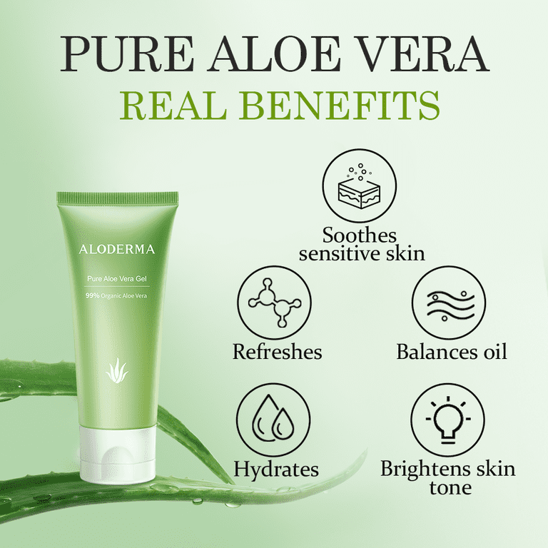 Pure Aloe Vera Gel by ALODERMA - 45G