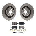thumbnail image 1 of Transit Auto Rear Disc Brake Rotors and Semi-Metallic Pads Kit for Car 2010 Audi S4 K8F-103838, 1 of 2