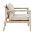 thumbnail image 5 of Linon Kori Outdoor Wood Side Chairs with Cushions, Natural (+ Set of 2), 5 of 9