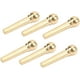 thumbnail image 1 of Pasador de puente, clavija de cuerda Universal, repuesto de accesorio de cobre para guitarra acústica folclórica, piezas de reparación de pasador dorado (dorado)(6 uds) JAMW Sencillez, 1 of 5