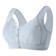 thumbnail image 2 of YHAJDS Women's Seamless Comfortable Daily Bra， Women's Front Closure Bra for Everyday Wear Breathable Soft Support Lightly Padded B C Cup Plus Size, 2 of 5