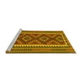 thumbnail image 2 of Ahgly Company Machine Washable Indoor Rectangle Oriental Yellow Traditional Area Rugs, 3' x 5', 2 of 4