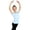 E042-Light Blue, variant on hengsof Girls' Solid Color Short Sleeve Round Neck Ballet Leotard Top Children's Fashionable Gymnastics Leotard Shirt 3-15Y