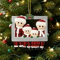 thumbnail image 6 of 2026 Christmas Indoor Home Decor 2D Acrylic Christmas Tree Ornaments Friendship Themed Flat Hanging Decor Cute Festive Acrylic Pendant For Car Interior Christmas Tree Home Wall Window Holiday, 6 of 8