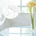 thumbnail image 4 of 200 piezas de almohadillas espaciadoras antideslizantes de vidrio para mesa, parachoques para muebles y gabinetes, transparentes, 4 of 6