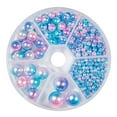thumbnail image 4 of 564 piezas de suministros de joyería artesanal con degradado redondo de imitación de perlas ABS lisas si, 4 of 5