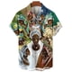 thumbnail image 2 of Camisas de verano para hombre, estampado 3D de Umbanda, ropa de hombre de alta calidad, sudadera informal, camisa hawaiana, camisas y blusas de manga corta, 2 of 5