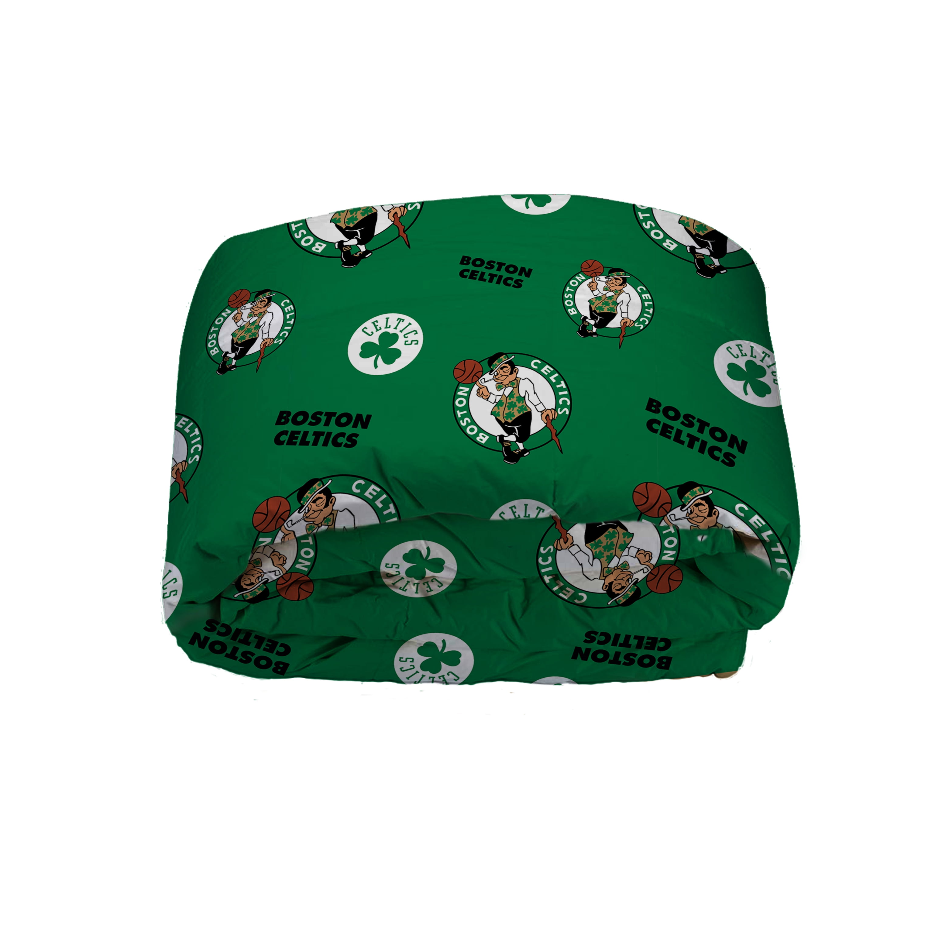 NBA Boston Celtics Bed In Bag Set, 100% polyester, Twin Size, Team Colors, 4 Piece Set
