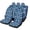 Blue peacock feathers 3, variant on Verolix Blue Feather Paisley Mandala Car Seat Covers Full Set, Mesh Fabric Universal Fit Front Rear Seat Protectors, Decorative Auto Interior Covers for Cars SUVs Trucks Vans