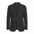 thumbnail image 4 of IROINNID Mens Lightweight Blazer Notch Lapel Single Button Business Casual Jacket Long Sleeve Solid Color Coat with Flap Pockets for Spring Fall Wear, 4 of 6
