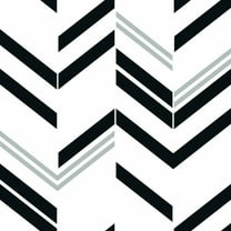 Chevron Stripe Peel and Stick Wallpaper