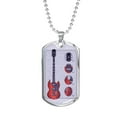 thumbnail image 1 of Guitar Gibson Collier en Acier Inoxydable Ou 18k or Chien Tag 24" Chaîne, 1 of 8
