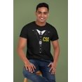 thumbnail image 4 of Halloween Crime Scene Investigator Costume Mens T Shirt, 4 of 4