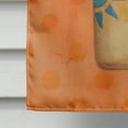 thumbnail image 4 of Carolines Treasures BB8263CHF Message dans une Bouteille Orange Polkadot Drapeau Toile, Taille de la Maison, 4 of 4