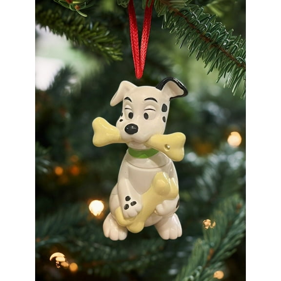 ORNAMENT 101 Dalmatians Holding Bones Disney Figurine Charm Gift Dangler 3” Gift