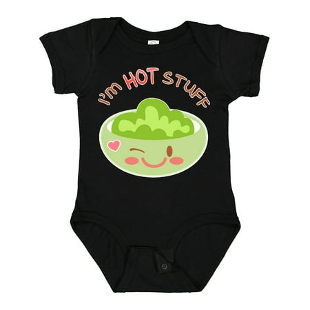 

Inktastic I m Hot Stuff- Cute Wasabi Dish Boys or Girls Baby Bodysuit
