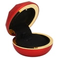 thumbnail image 3 of Jewelry Box, Exquisite Portable Engagement  Box  for Mother for Marriage Proposal Red, 3 of 8