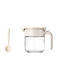 thumbnail image 2 of Fiudx Ofertas relámpago Frascos de vidrio para especias, 250 ml, frascos para especias, mini frascos para almacenar condimentos con tapas abatibles y para pimientos y chiles salados en la cocina, 2 of 7