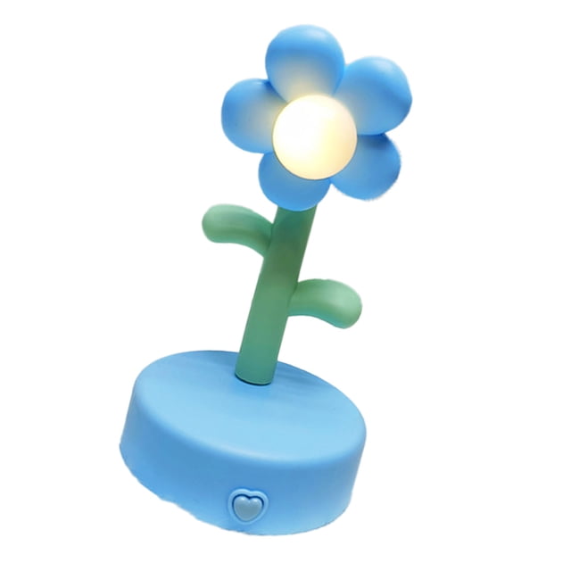 Lámpara de mesa de flores, lámpara de mesa Flor linda Lámpara de flores linda Luz de noche de flores lindas Diseño fácil de usar Jadeshay A