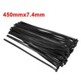 thumbnail image 5 of Uxcell Bridas de Cable Reutilizables Bridas de Cable Ajustables Envolturas de Bridas de Nylon 17.72" x 0.29" Negro 100pcs, 5 of 5