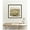 Woodgrain Stripe Chocolate, variant on Kate and Laurel Framed Wall Art Print Petit Views No 8 by Mackenzie Nelson, 26 x 26, Woodgrain Stripe Mocha Frame, Rustic Farmhouse, Landscape Art for Wall Decor