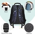 thumbnail image 5 of Binienty Girls Axolotl Backpack Age 8-10 Heavy Duty Large Capacity School Backpack with Side Pockets Schoolbag Back to School Gifts for Students, 5 of 8
