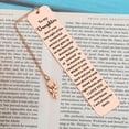 thumbnail image 3 of to My Daughter Bookmark from Mom Book Marks for Reading Kids 16th 18th Birthday Gifts Daughter Stepdaughter Daughter in Law Bookmark College Gifts Stocking Stuffers for Her, 3 of 5