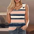 thumbnail image 2 of KeFaWanJu Tank Tops for Women under $5 Summer 2025 Sleeveless Blouse Tops Loose Fit V-Neck Printed Shirts, 2 of 5