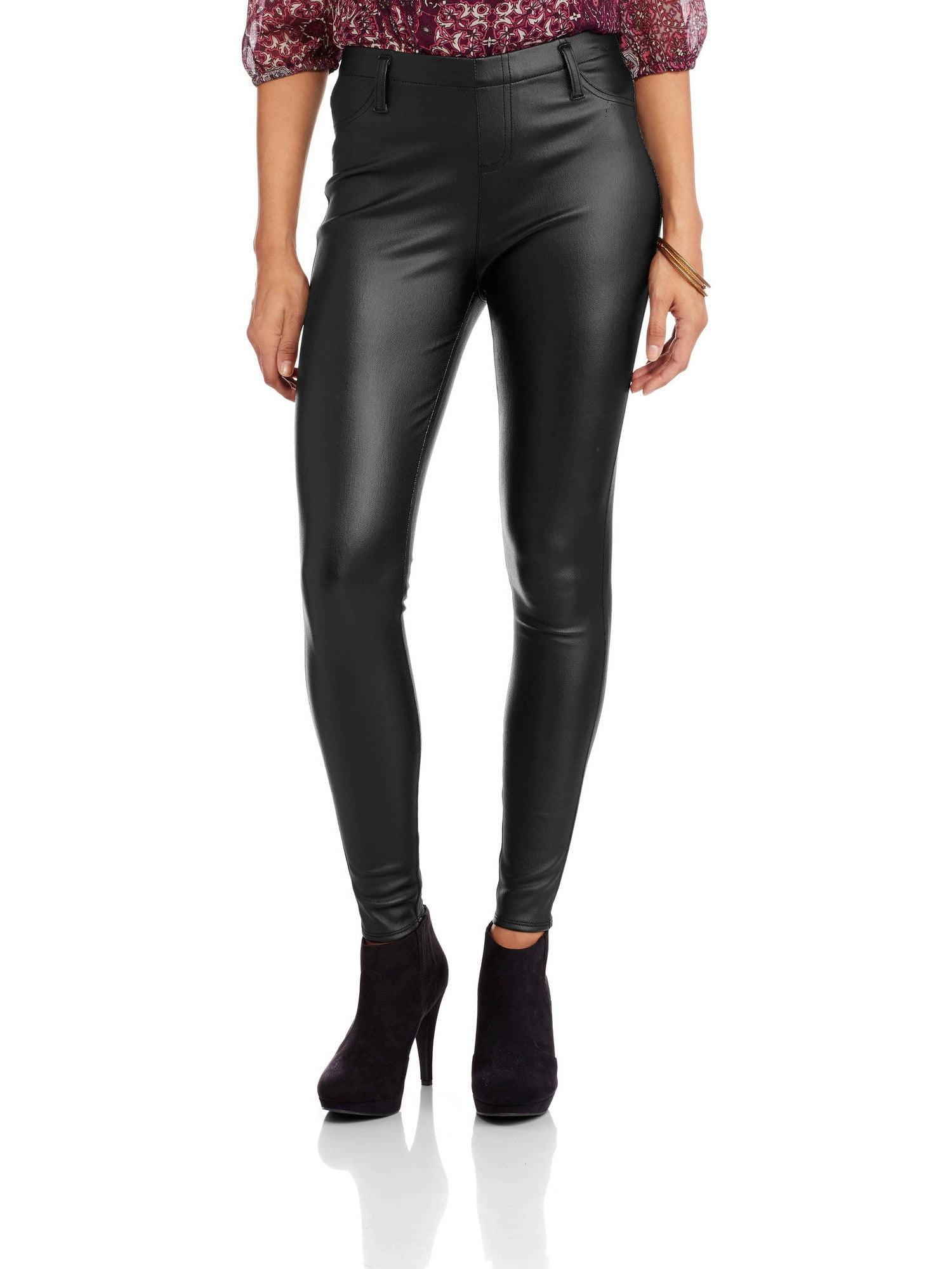 Faded Glory Fg All Over Coated Knit Jegging - Walmart.com