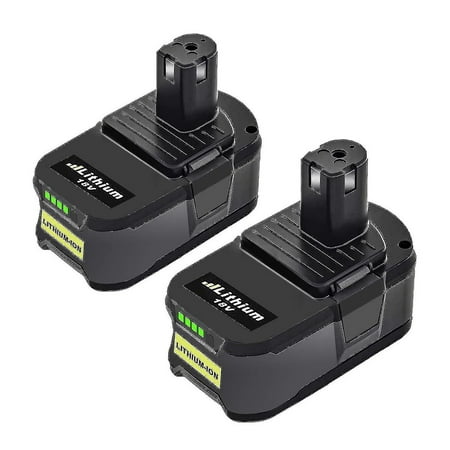 

2X 18V 5.5Ah Battery Replacement for Ryobi 18V One+ P108 RB18L50 RB18L40 RB18L25 RB18L15 RB18L13 P10