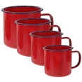 thumbnail image 1 of Taza de Camping de 4 Uds., taza de agua multifunción, taza de desayuno, taza portátil, taza esmaltada, 1 of 5
