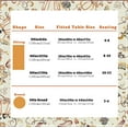 thumbnail image 5 of Fall Thanksgiving Tablecloth, Brown Paisley Pumpkin Rectangle Table Cloths 60 x 102 for Fall Harvest Festival Decorations, Perfect for Home Kitchen Dinner Party Holiday Picnic Table Cover, 5 of 6