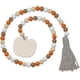 thumbnail image 1 of Wood Bead Wreath With Tassels, Pumpkin Decoration, Wood Bead Wreath For Harvest And Thanksgiving, 1 of 1