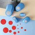thumbnail image 5 of Circle Paper Punch, 5 Pcs Circle Punches For Paper Crafts, 5 Different Size Circle Hole Punch,rando random color, 5 of 5